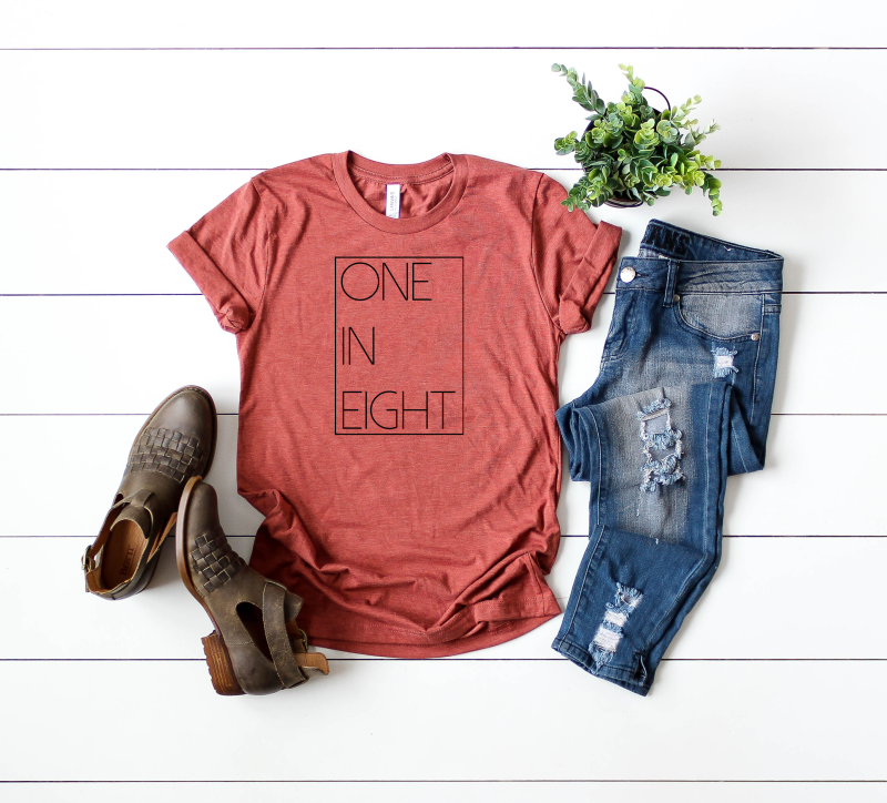 One in Eight Boxed Heather Clay Shirt