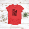 beutahful heather red shirt