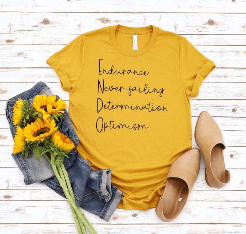 endometriosis awareness yellow shirt