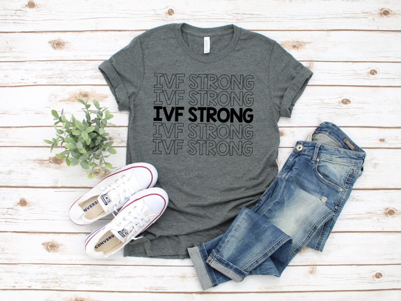 IVF Strong Heather Gray Shirt