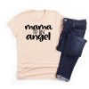 mama to an angel peach shirt