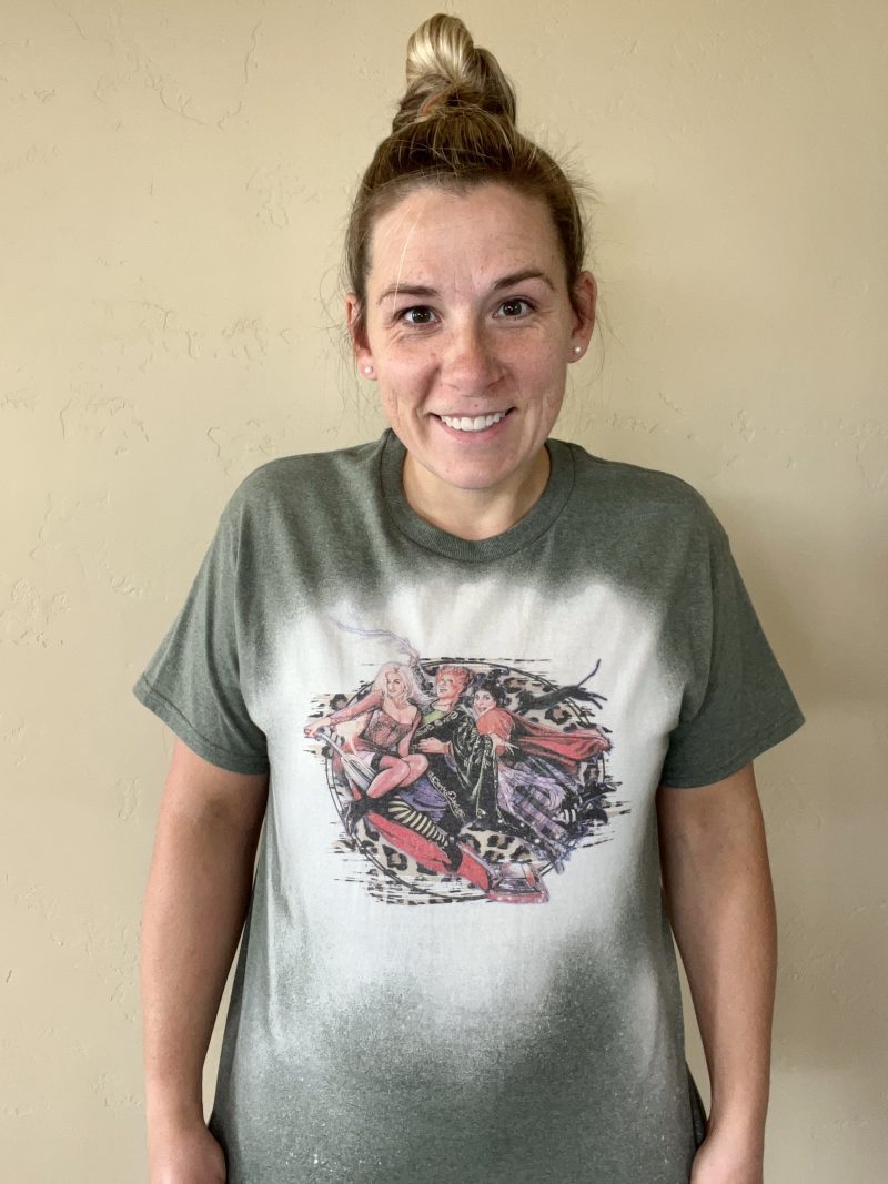 sanderson sisters bleached green tee
