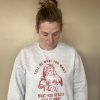Tell me what you want what you really really want santa shirt ash gray sweatshirt