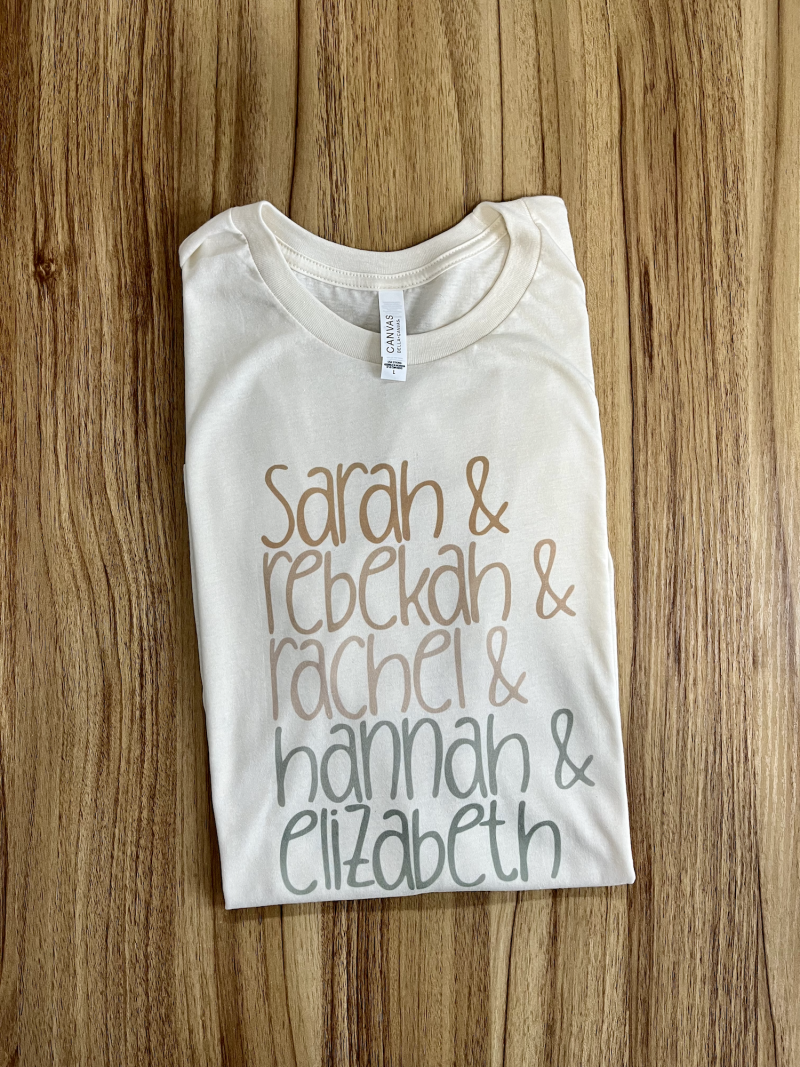 barren women boho colors tee