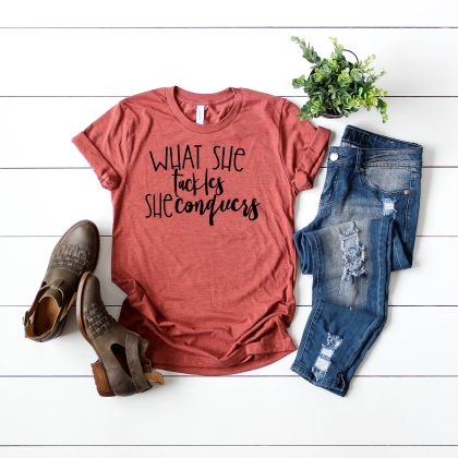 What she tackles she conquers gilmore girls tee