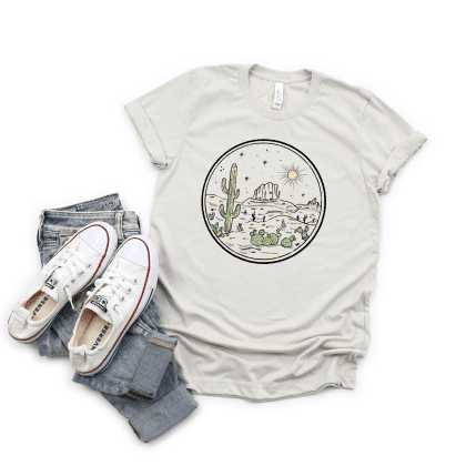 desert shirt with cactus